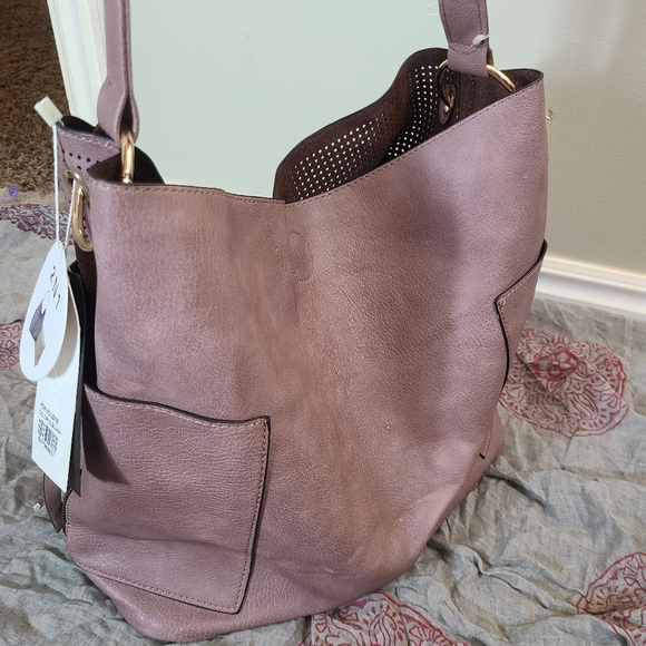 Le Miel Dark Blush Vegan Handbag - Picture 11 of 11